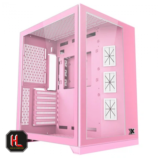 Vỏ cây máy tính Xigmatek Aquarius S Queen (Pink, No Fan)