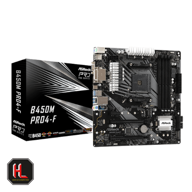 Main Asrock B450M PRo 4-F