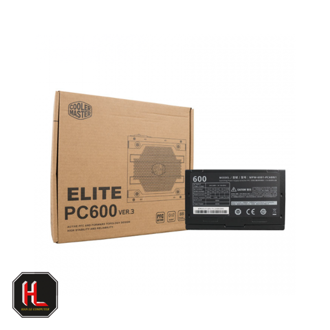 Nguồn Cooler Master Elite V3 PC600