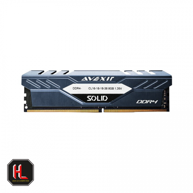 Ram AVEXIR DDR4 8GB/2666 (1*8GB) 1SOB – Solid Gray