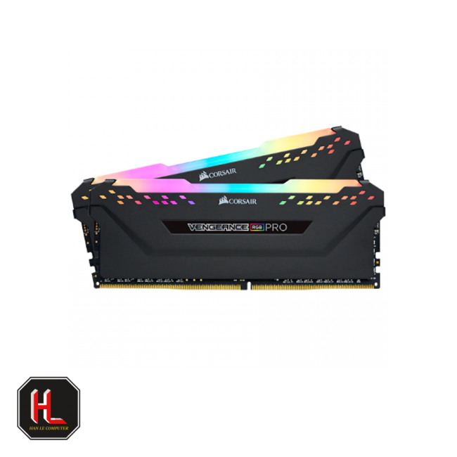 Ram Corsair DDR4, 3600MHz 32GB 2×288 DIMM Vengeance RGB Pro Heat Spreader