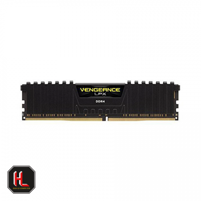 Ram Corsair DDR4 Vengeance LPX Black Heat spreader, 3000MHz 8GB