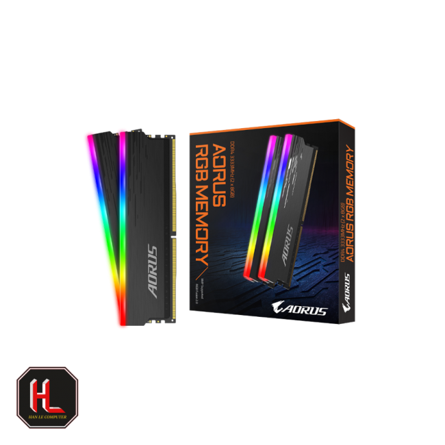 Ram Giga Aorus RGB 16G(8Gx2) 3333 MHz